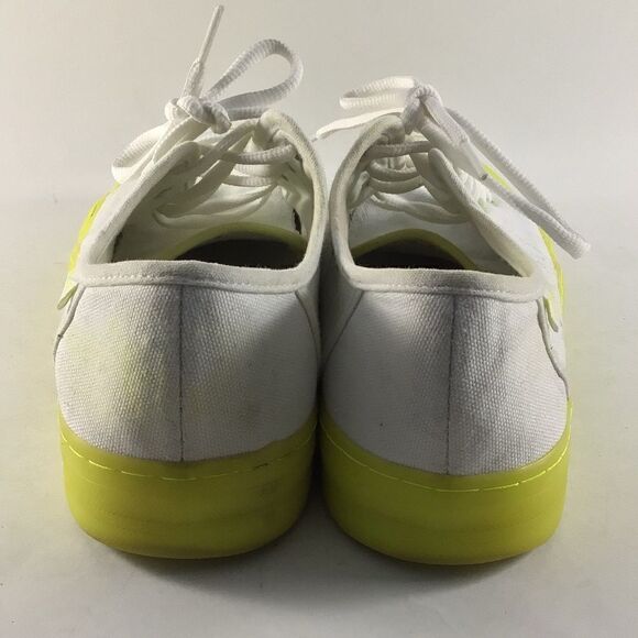 Zodiac Ella womens casual shoes lace up sneakers white yellow size 9 - Picture 4 of 8